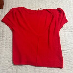 Free People Short Sleeve Sweater